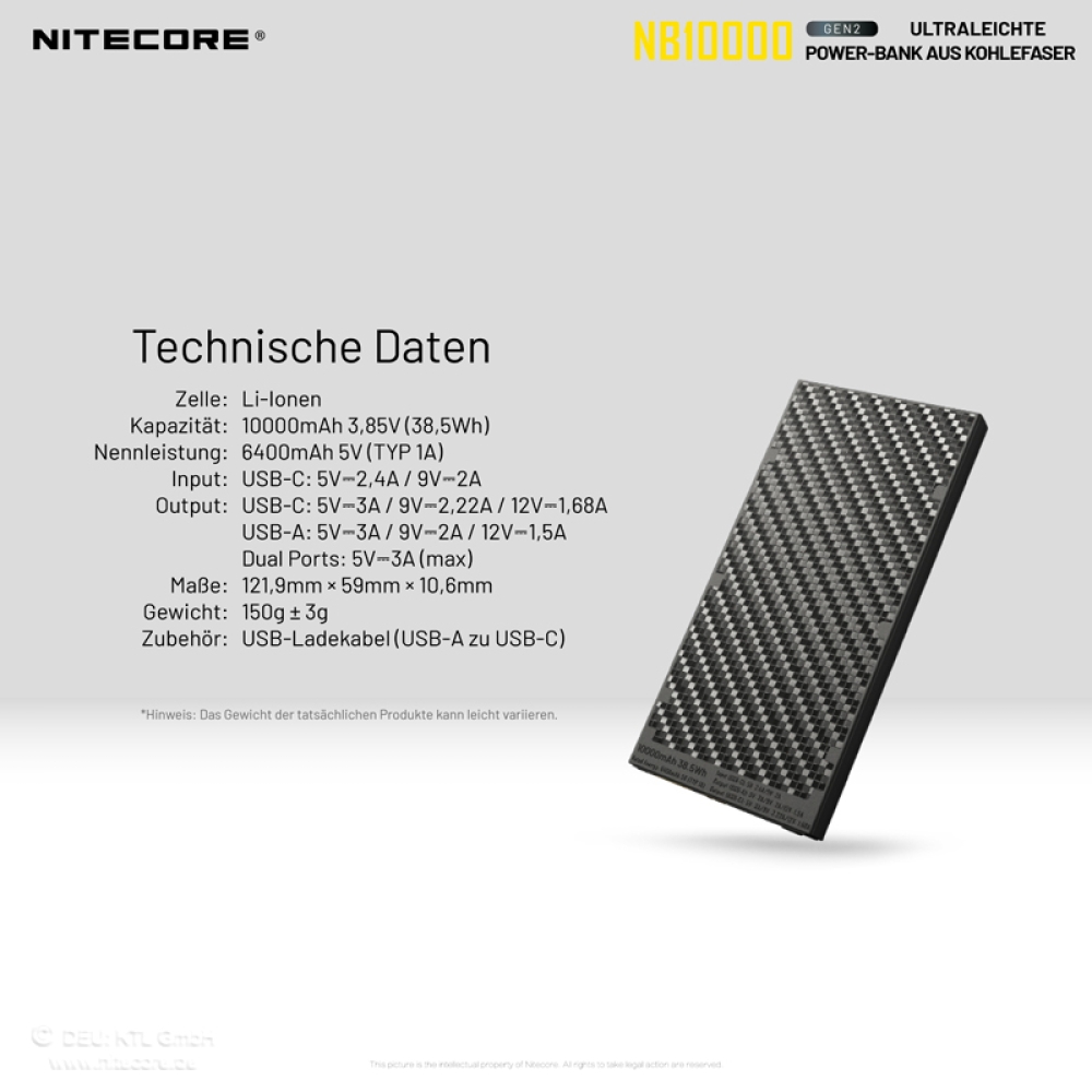 Nitecore Powerbank NB10000 GEN2_0 0452_15