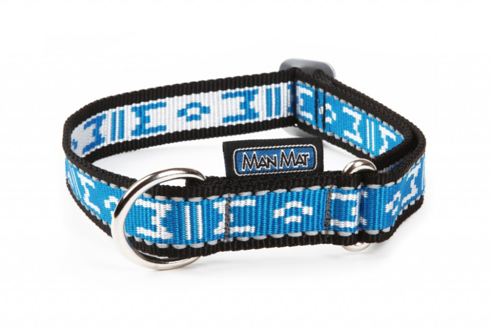 ManMat Halsband Standard 000301 blau-grau _01